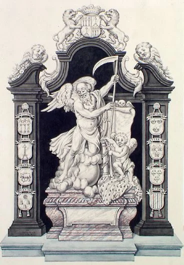 Grafmonument van Cornelis de Perponcher Sedlnitzky in Heinkenszand