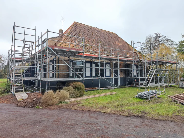 De restauratie van Molenhof, foto 1