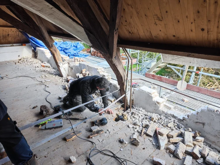 De restauratie van Molenhof, foto 2
