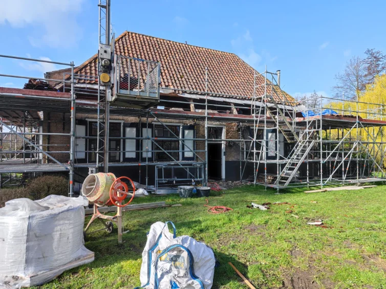 De restauratie van Molenhof, foto 3